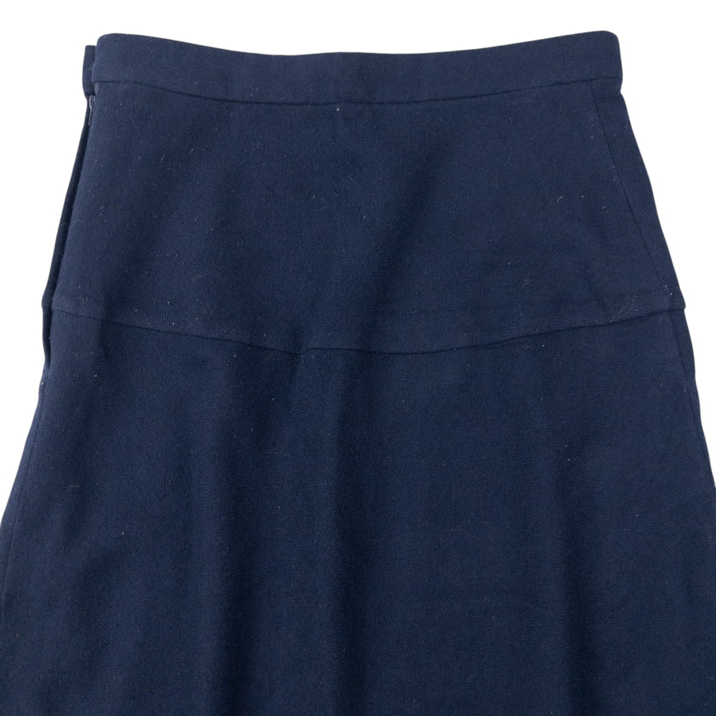 Vintage 2002 Comme Des Garçons Tricot Wool Flared Skirt Womens Size W25 | W25, Navy