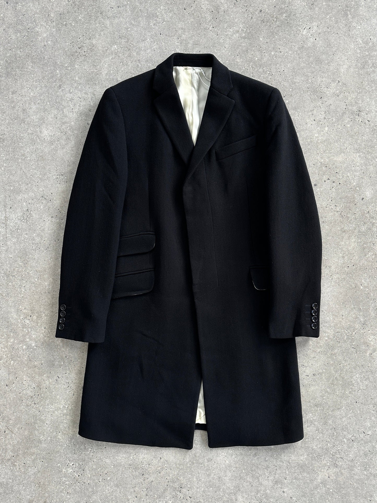 Dolce & Gabbana D&G Pure Wool Single Breasted Coat - M