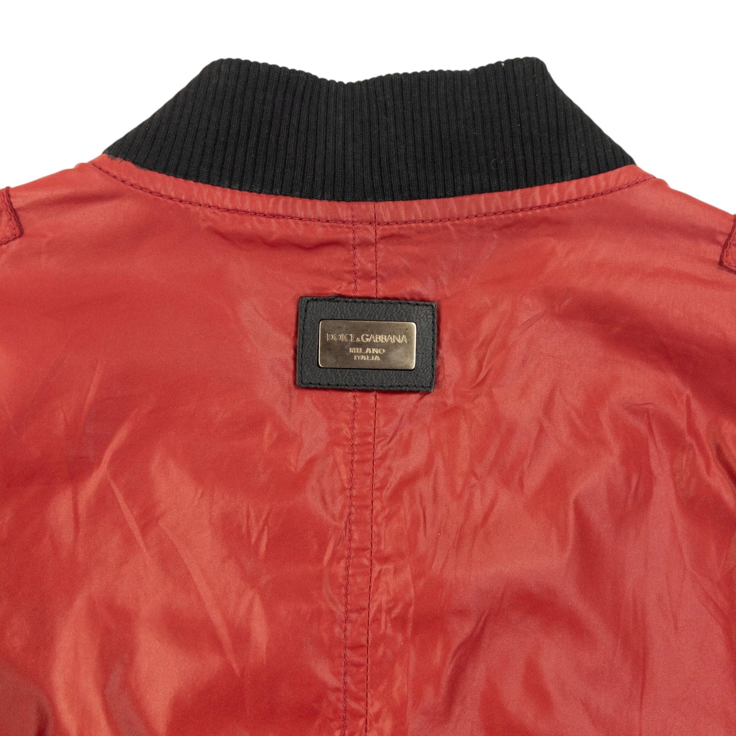 Vintage 2000s Dolce & Gabbana Zip Up Bomber Jacket Size S | Small, Black