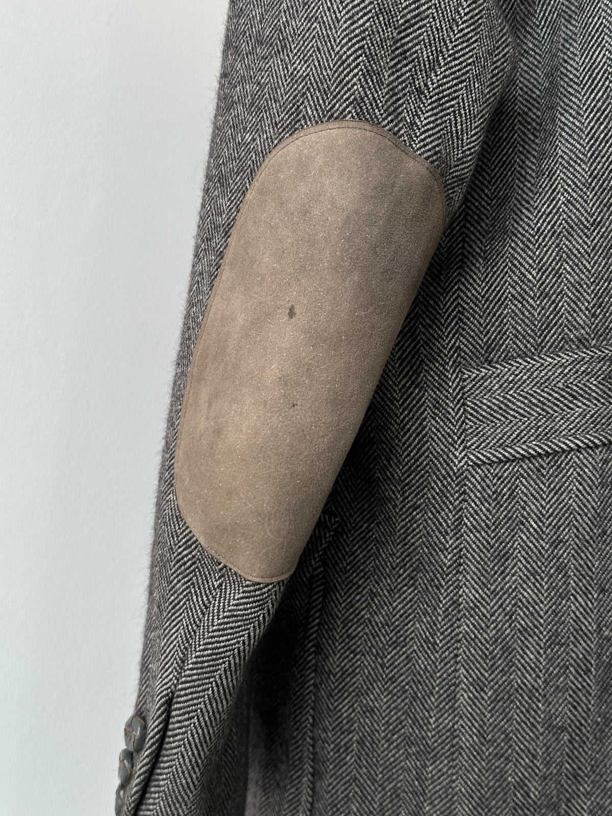 Christian Dior Sports 1980s Pure Wool Herringbone Blazer - M-L