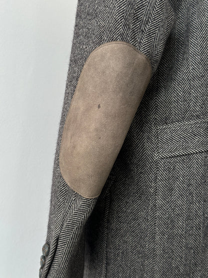 Christian Dior Sports 1980s Pure Wool Herringbone Blazer - M-L