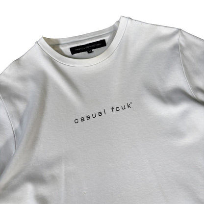 FCUK 00’s “Casual FCUK” Women’s T Shirt Size 12/14 | 12/14, White