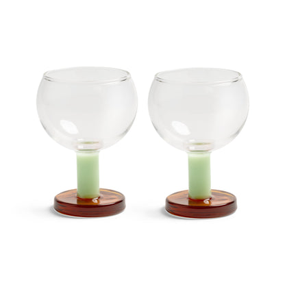&Klevering Glass Cantine Amber Set Of 2