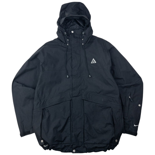 Vintage 2000s Nike Storm-Fit Zip Up Snowboarding Jacket Size L | Large, Black