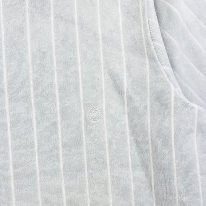 Vintage 2000s Stussy Striped Velour Sweatshirt Size XS | XS, Grey