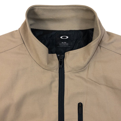 Vintage Oakley Zip Up Jacket Size XL | XL, Beige