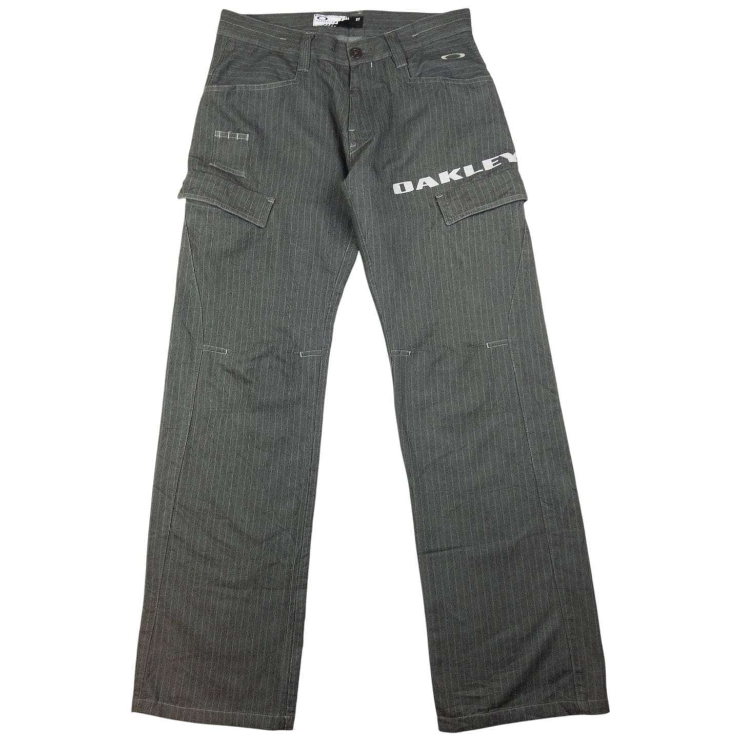 Vintage Oakley Striped Lightweight Trousers Size W31