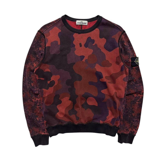 Stone Island Tortoise Camo Pullover Crewneck