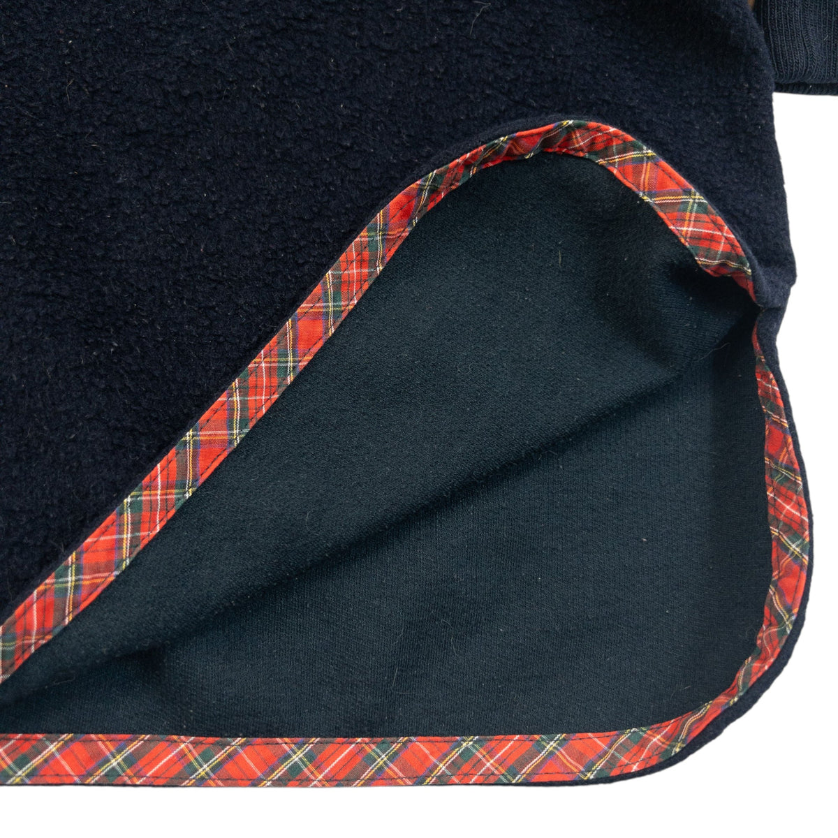 Vintage 90s Burberry Q Zip Fleece Sweatshirt Size L | Large, Multicoloured