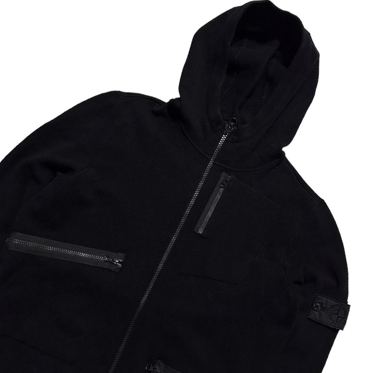 Stone Island Shadow Project Wool Zip Up Hoodie