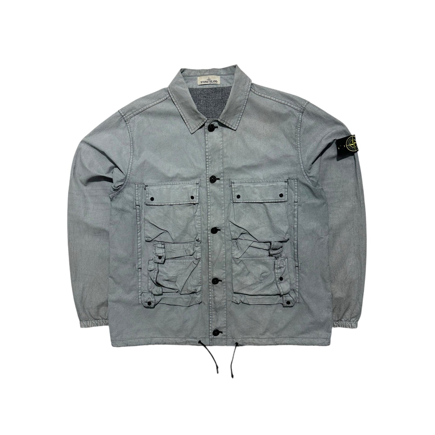 Stone Island Tela Placcata MultiPocket Overshirt