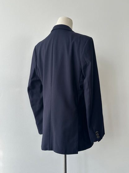 Yves Saint Laurent 1990s Pure Wool Bespoke Button Blazer - M