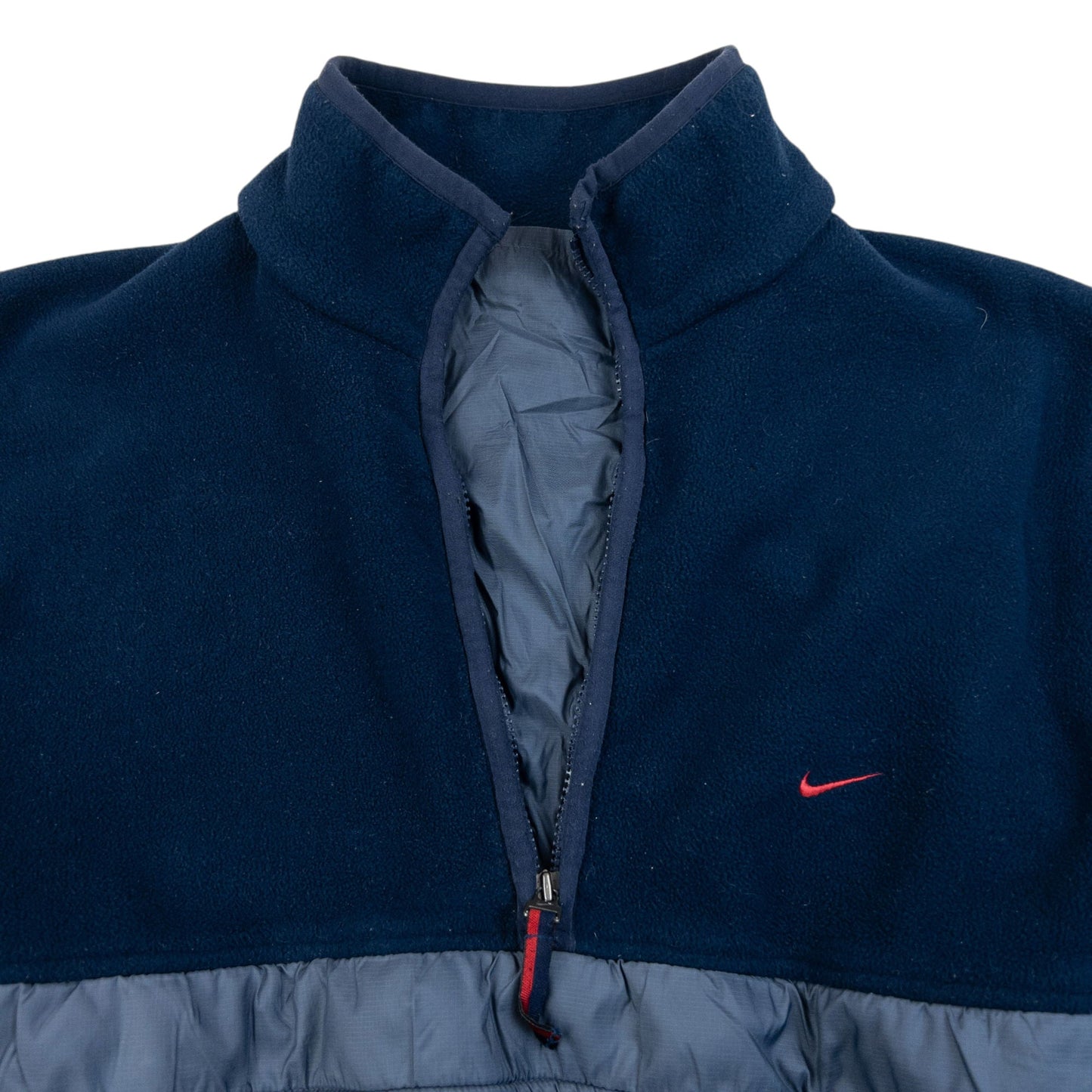 Vintage 2000s Nike Q Zip Fleece Jacket Size M | Medium, Navy