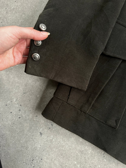 Versace Jeans Couture Pure Cotton Bespoke Medusa Button Blazer - 40R/L