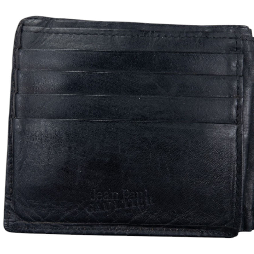 Vintage Jean Paul Gaultier Embossed Leather Wallet