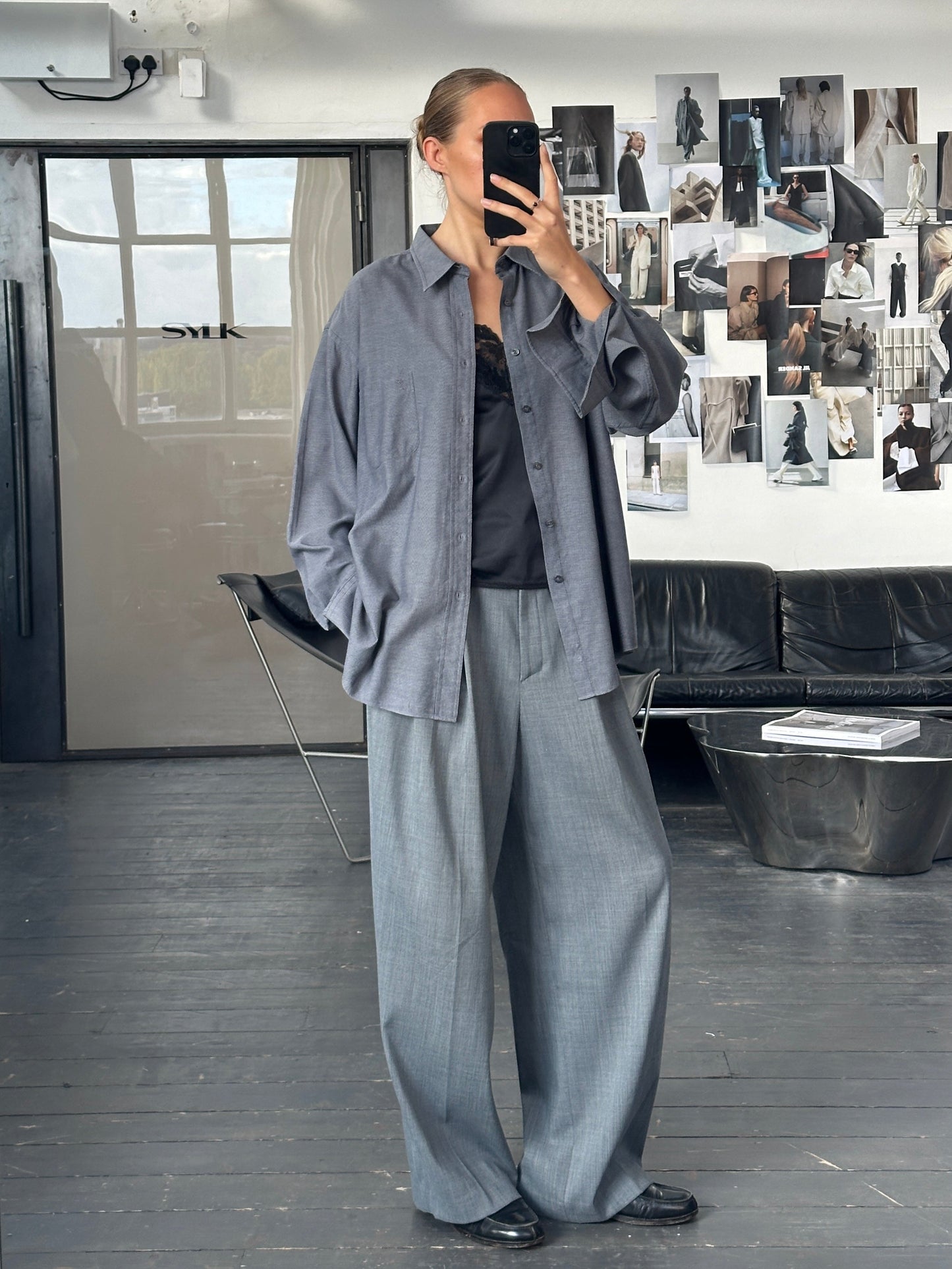 Yves Saint Laurent Pour Homme 1990s Cotton Logo Shirt - XL