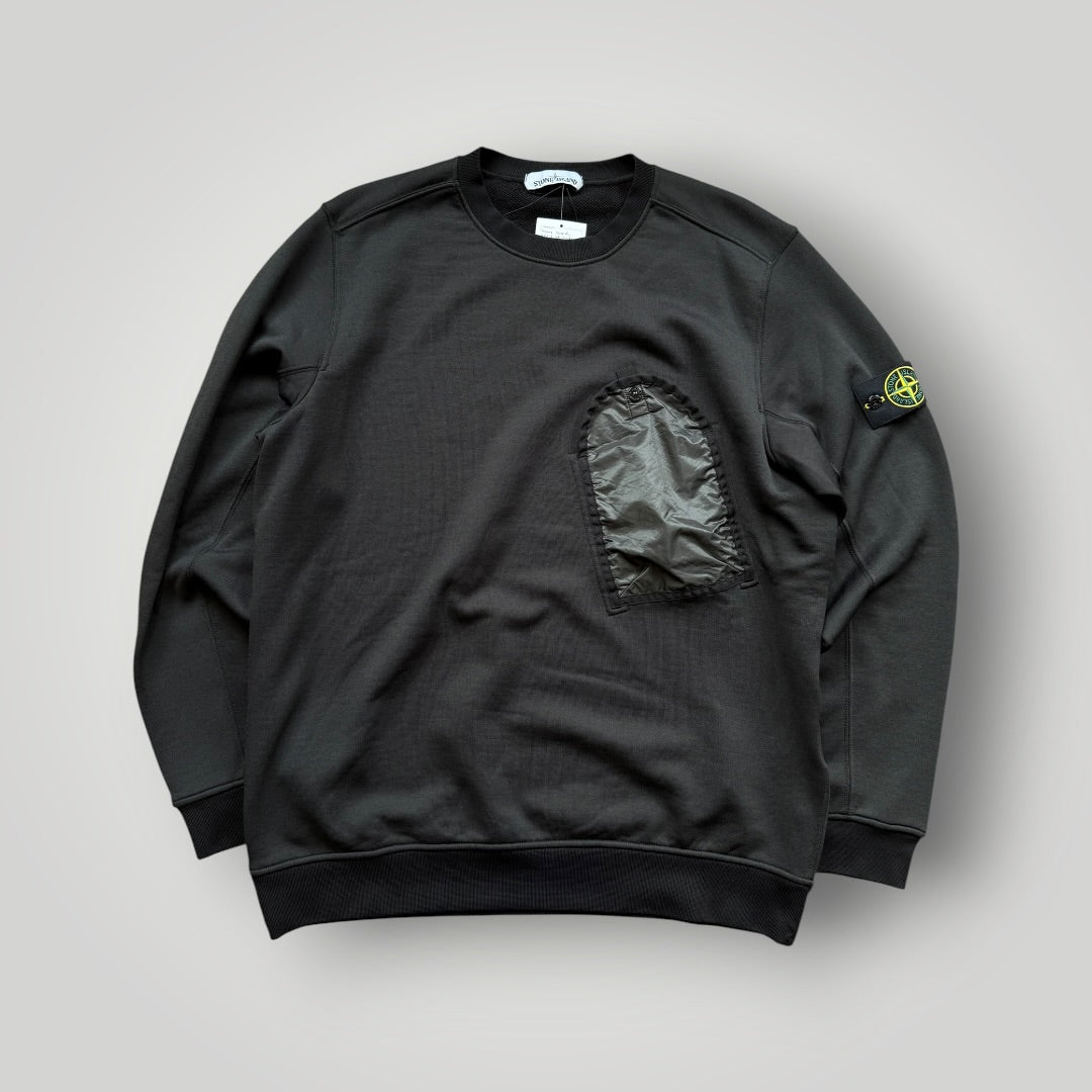 Stone Island AW/19 Utility Pocket Crewneck XXL BNWOT | Default Title, Black