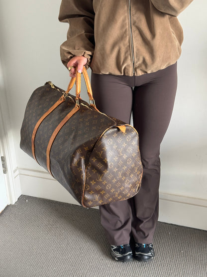 Vintage 1993 Louis Vuitton Keepall 55 Duffle Bag | O/S, Brown