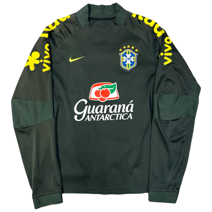 Nike Brazil 2014/15 Training Sweatshirt In Green ( XL )