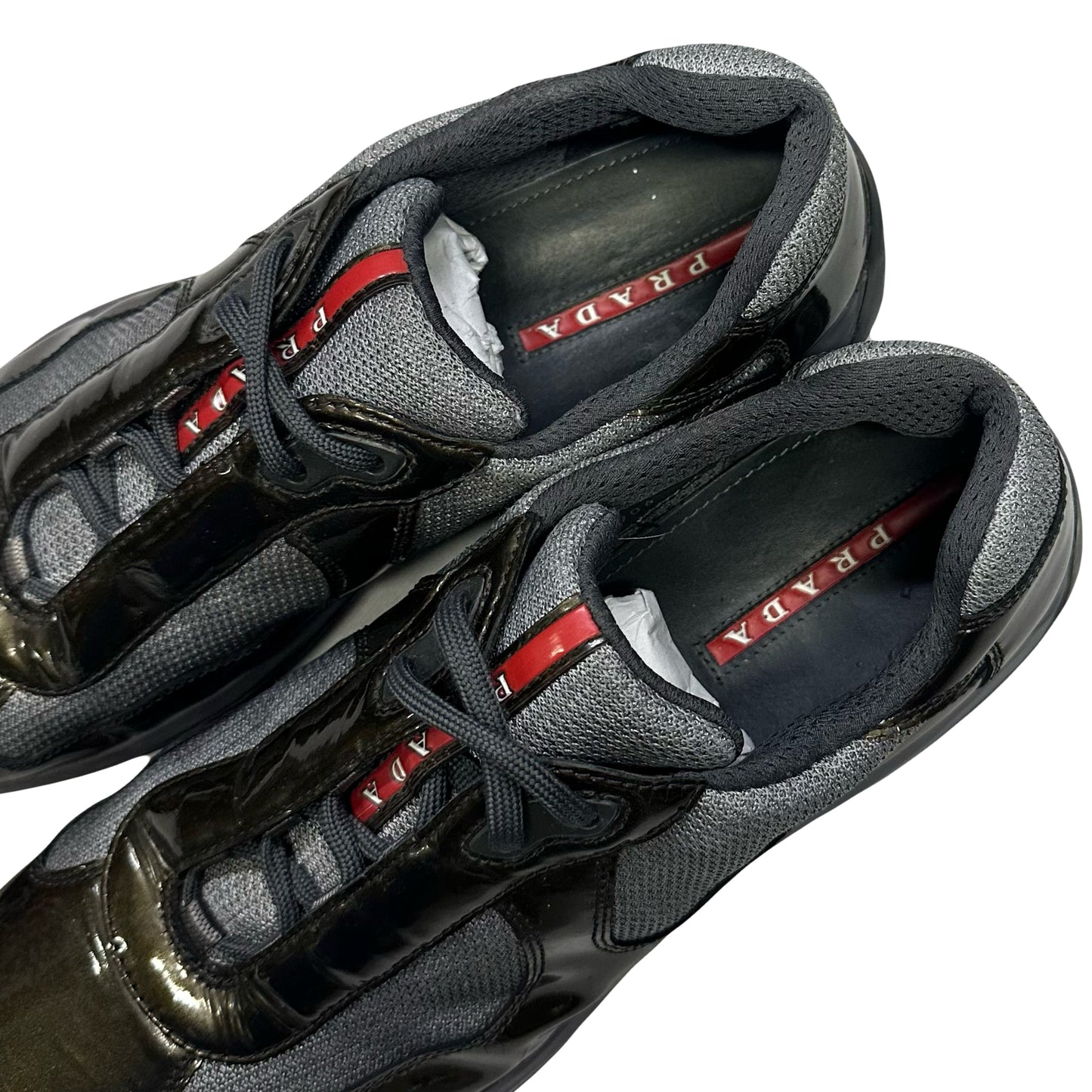 Prada America’s Cup Sneakers In Dark Olive ( 9UK/10US )