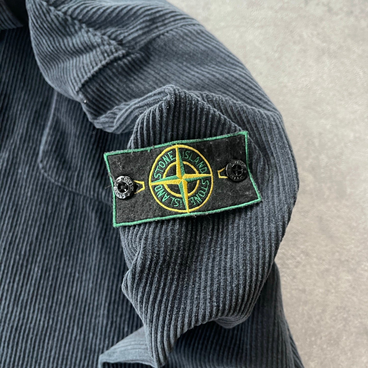 Stone Island RARE A/W 1995 jumbo corduroy overshirt jacket (XL)