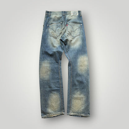 90s Levi's Engineered Jeans Twisted Denim Bootcut Jeans 30x32" | O/S, Red