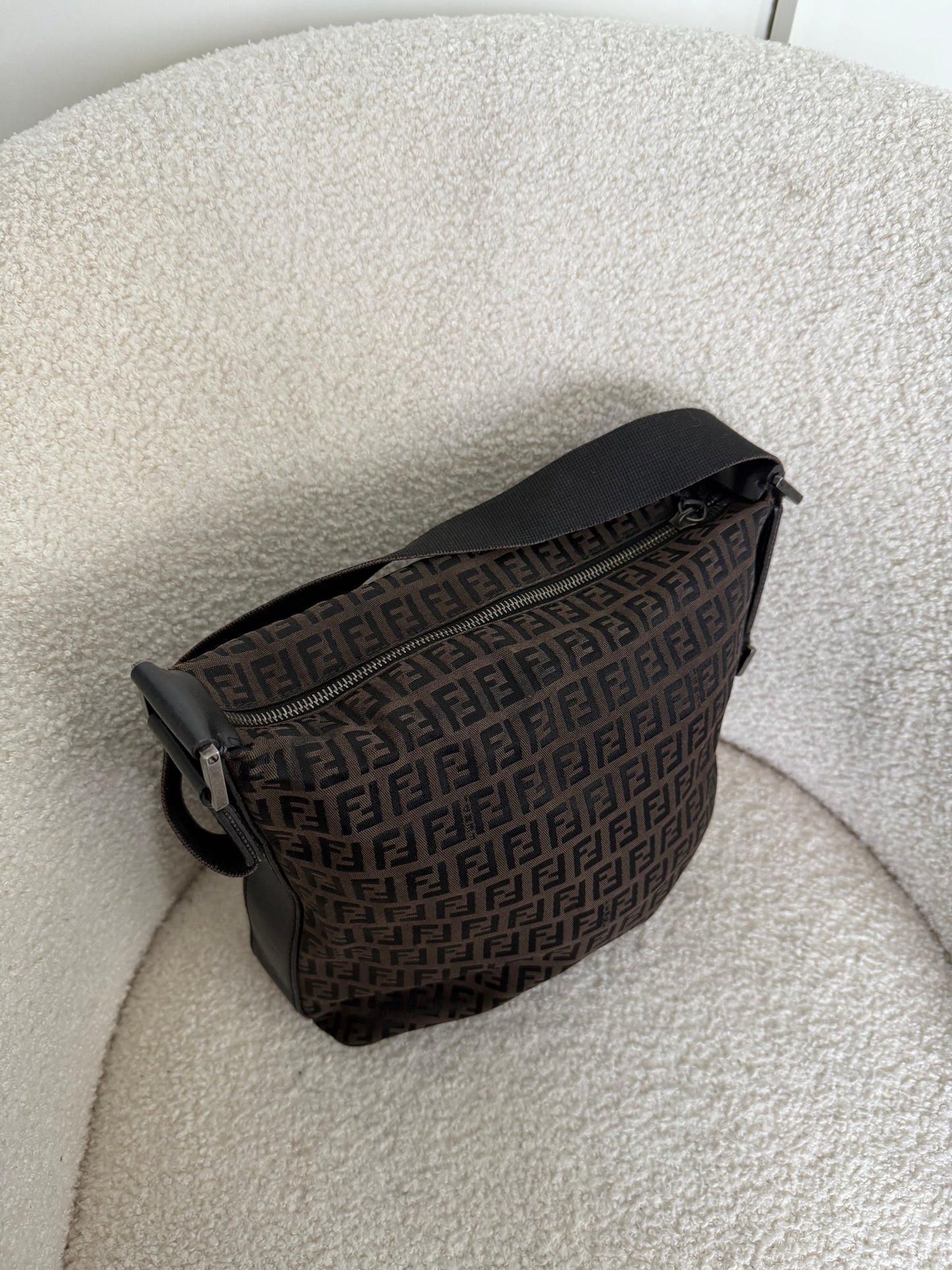 Vintage 90s Fendi Zucca Satchel Shoulder Bag | O/S, Multicoloured