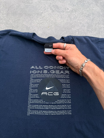 nike acg 2001 heavyweight graphic t-shirt (l) | Default Title, Red