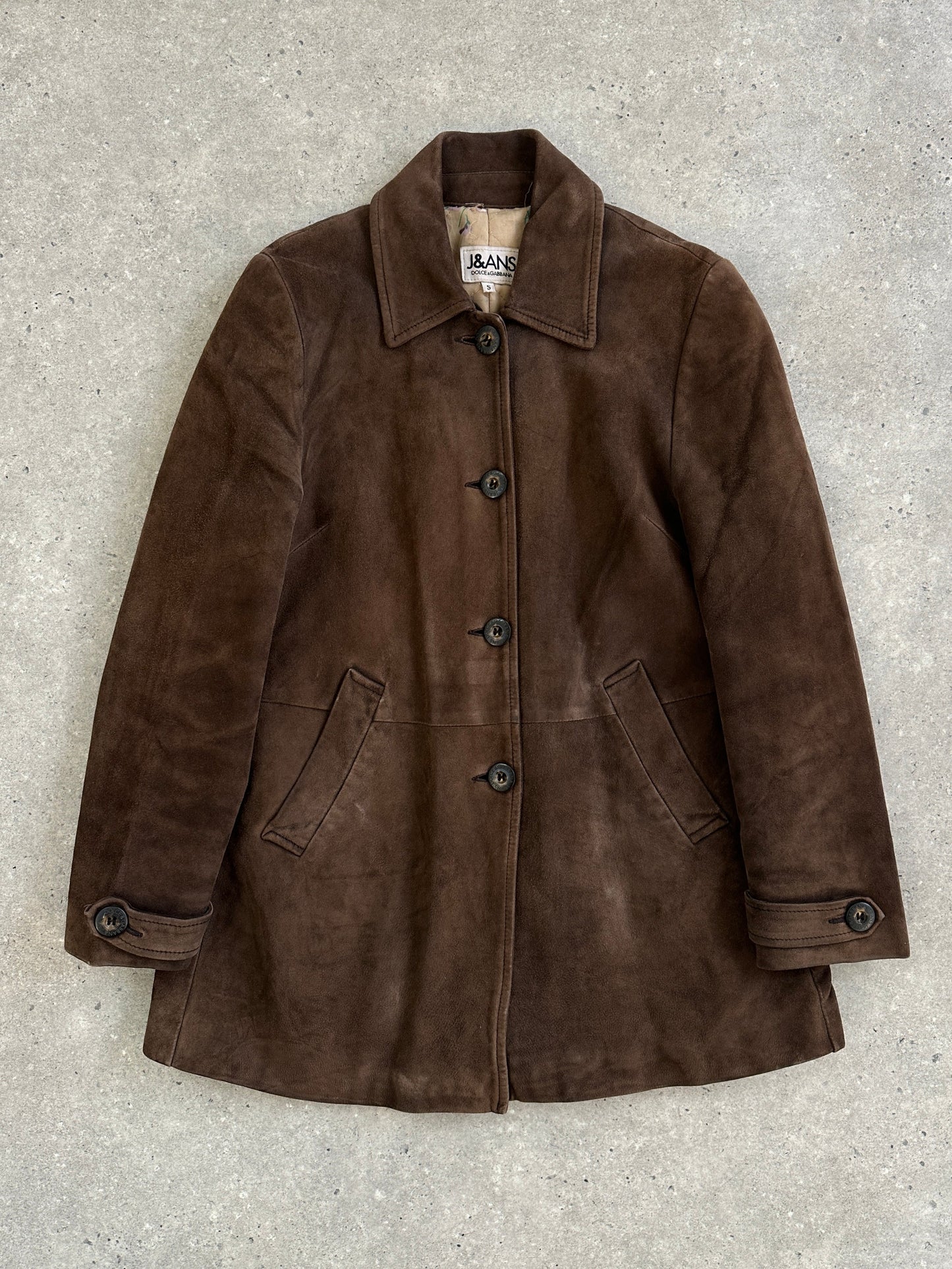 Dolce & Gabana J&ANS 1990s Suede Jacket - S