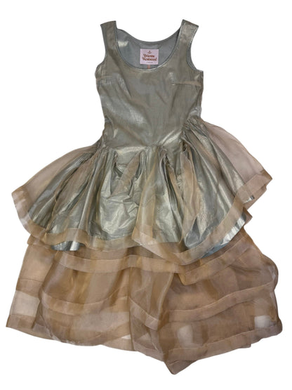 Vivienne Westwood F/W 2012 Queen’s Jubilee Capsule Collection Gold Label lamé organza gown