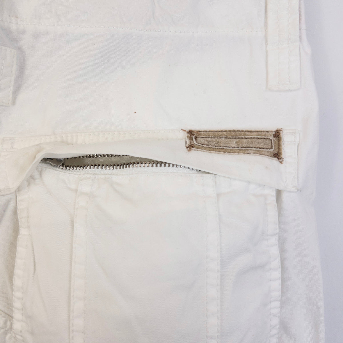 Vintage 2000s Dolce & Gabbana Cargo Trousers Size W35 | W35, White