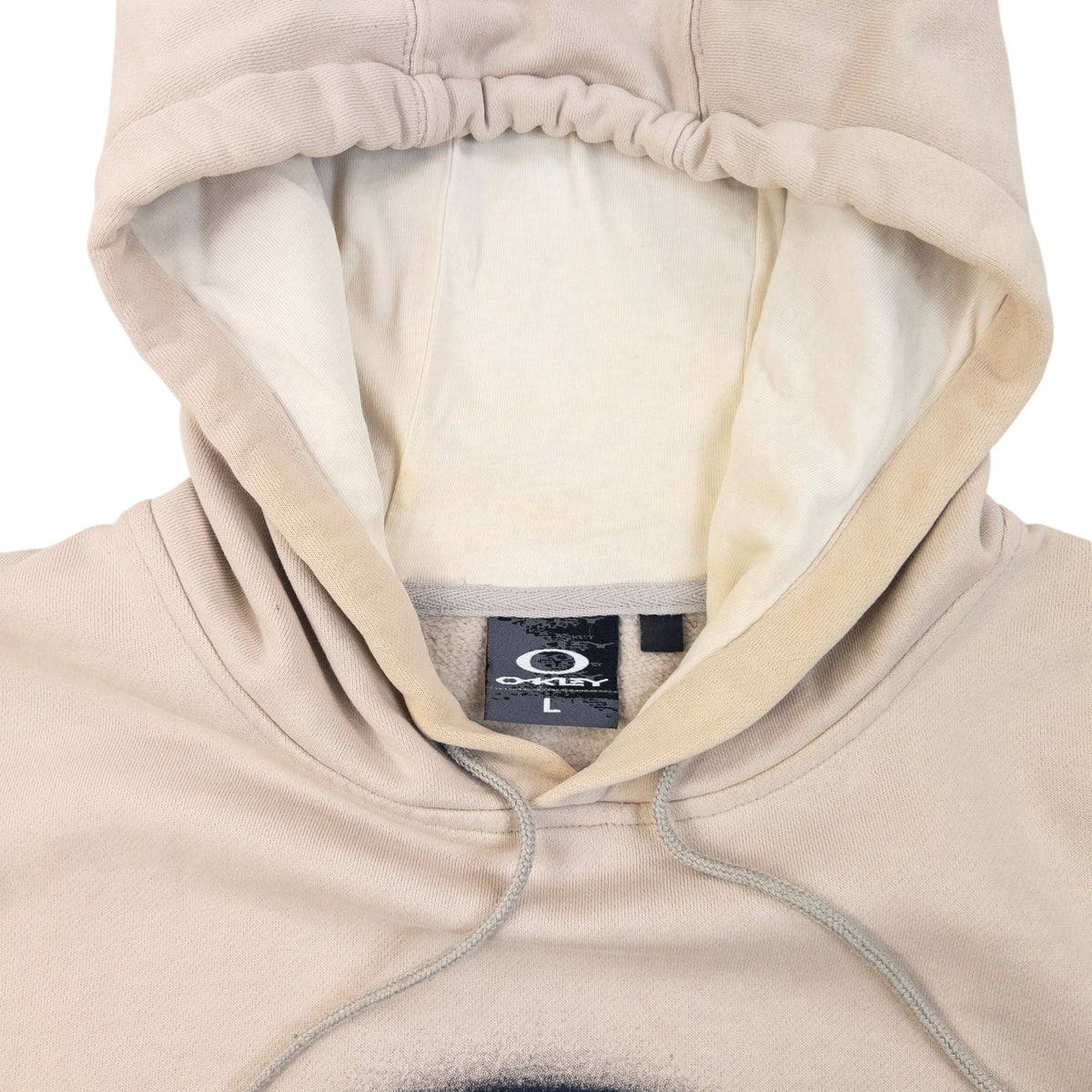 Vintage 2000s Oakley Graphic Hoodie Size L | Large, Beige