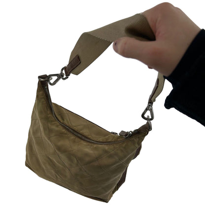 Vintage Prada Quilted Nylon Shoulder Bag