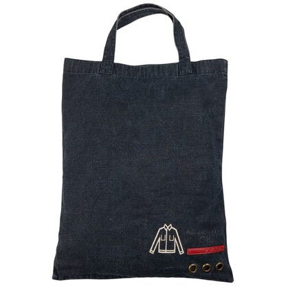 Vintage Prada Sport Denim Tote Bag