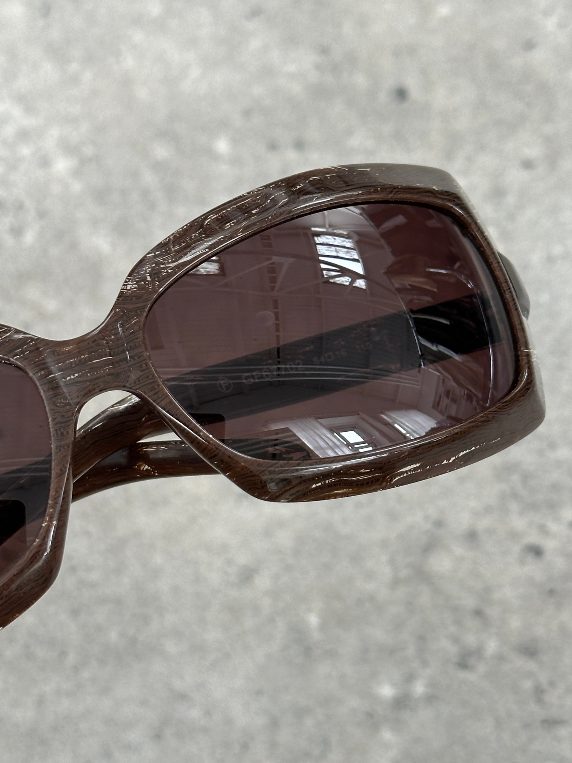 Gianfranco Ferrre 1990s Oversized Logo Sunglasses