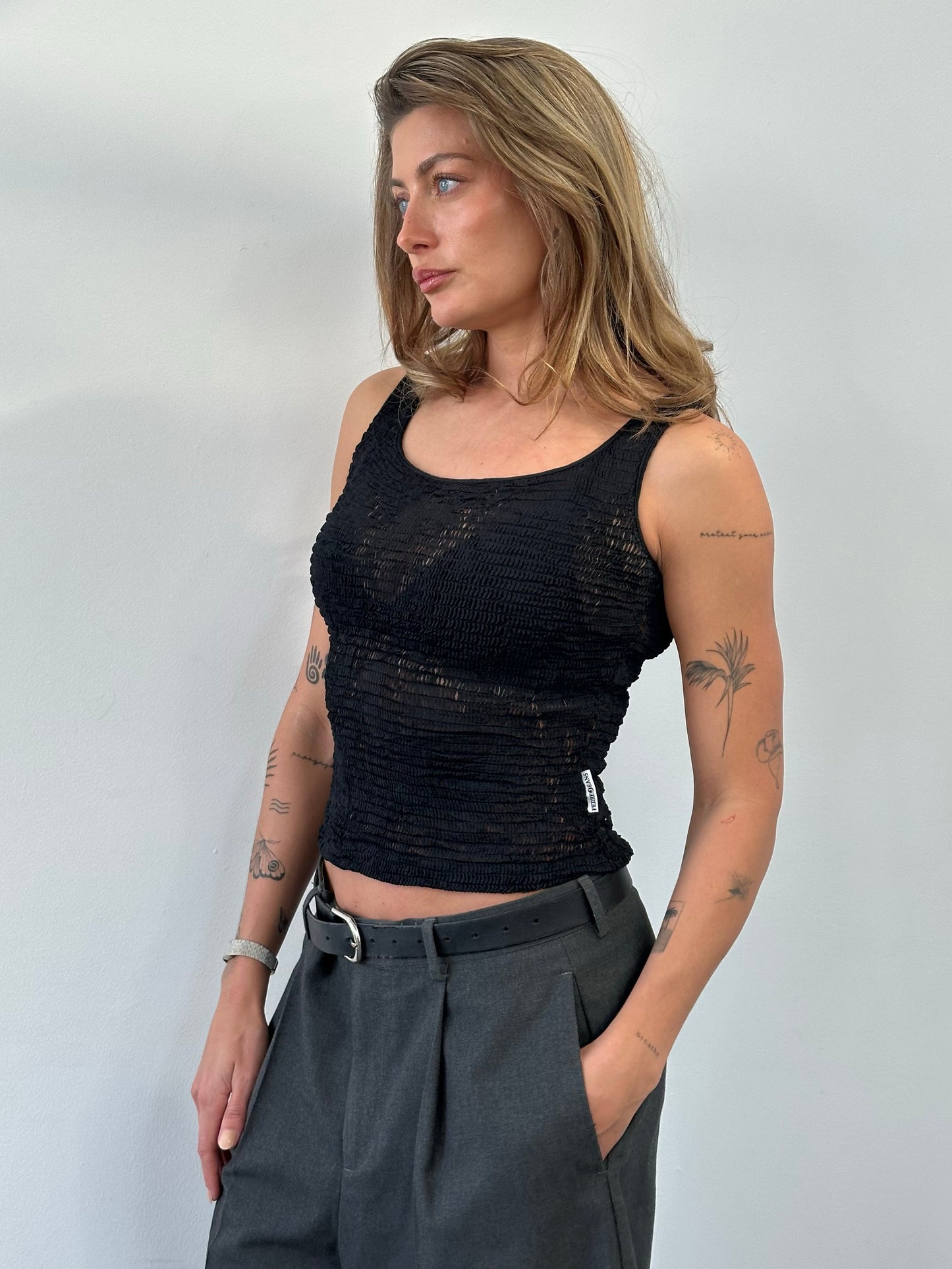 Gianfranco Ferre Jeans 1990s Cropped Top - S