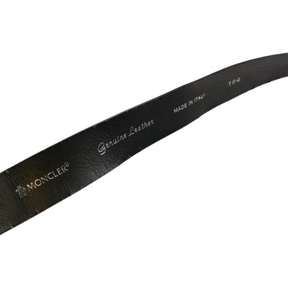 Vintage 90s Moncler Leather Belt One SIze | O/S, Black