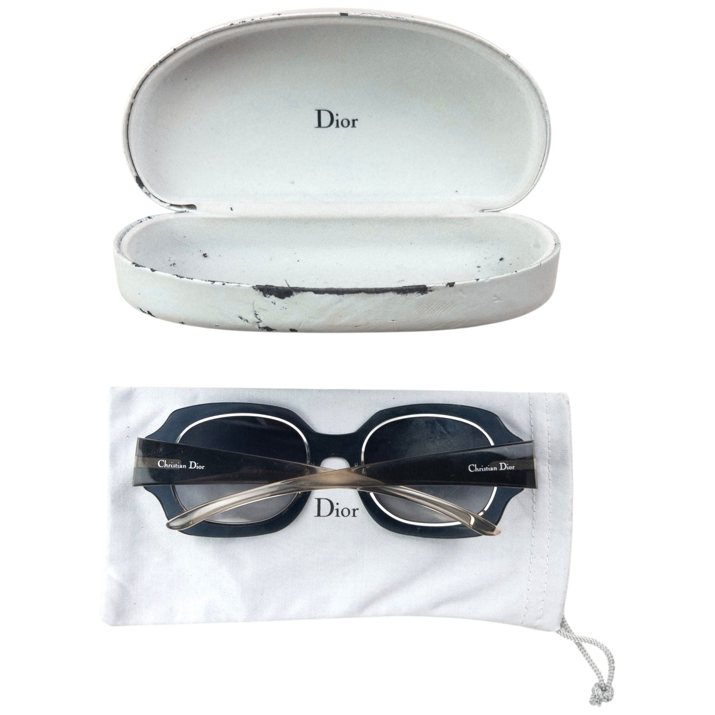 Vintage 2000s Dior Gradient Sunglasses | O/S, Blue