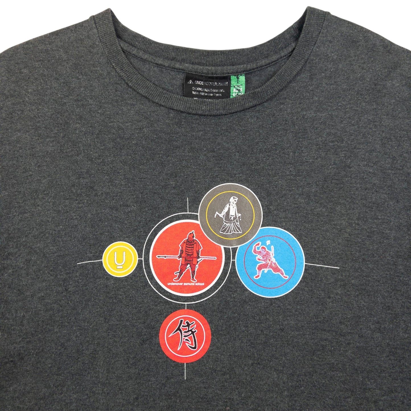 Vintage Undercover Samurai School Graphic T Shirt Size M