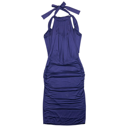Vintage 2000s Gucci Halterneck Dress Womens Size M | Medium, Purple