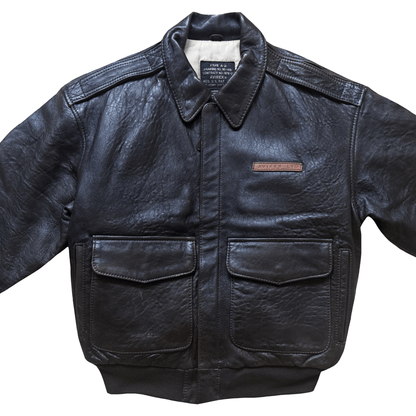 Avirex 'The K.O Kid' 1991 A2 Leather Flight Jacket - XS / S | S / M, Red