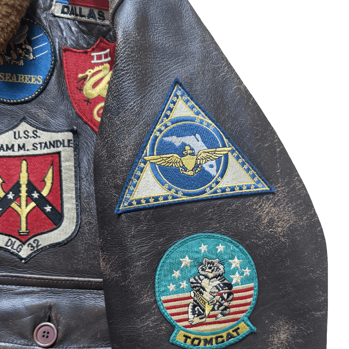 Avirex 1991 Top Gun G-1 Flight Jacket - XS/S | S/M, Brown