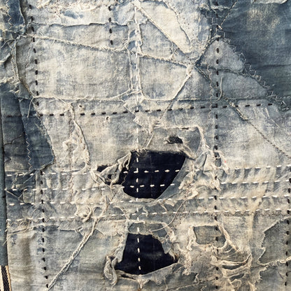 Boro Sashiko Distressed 501 Jeans - W36"