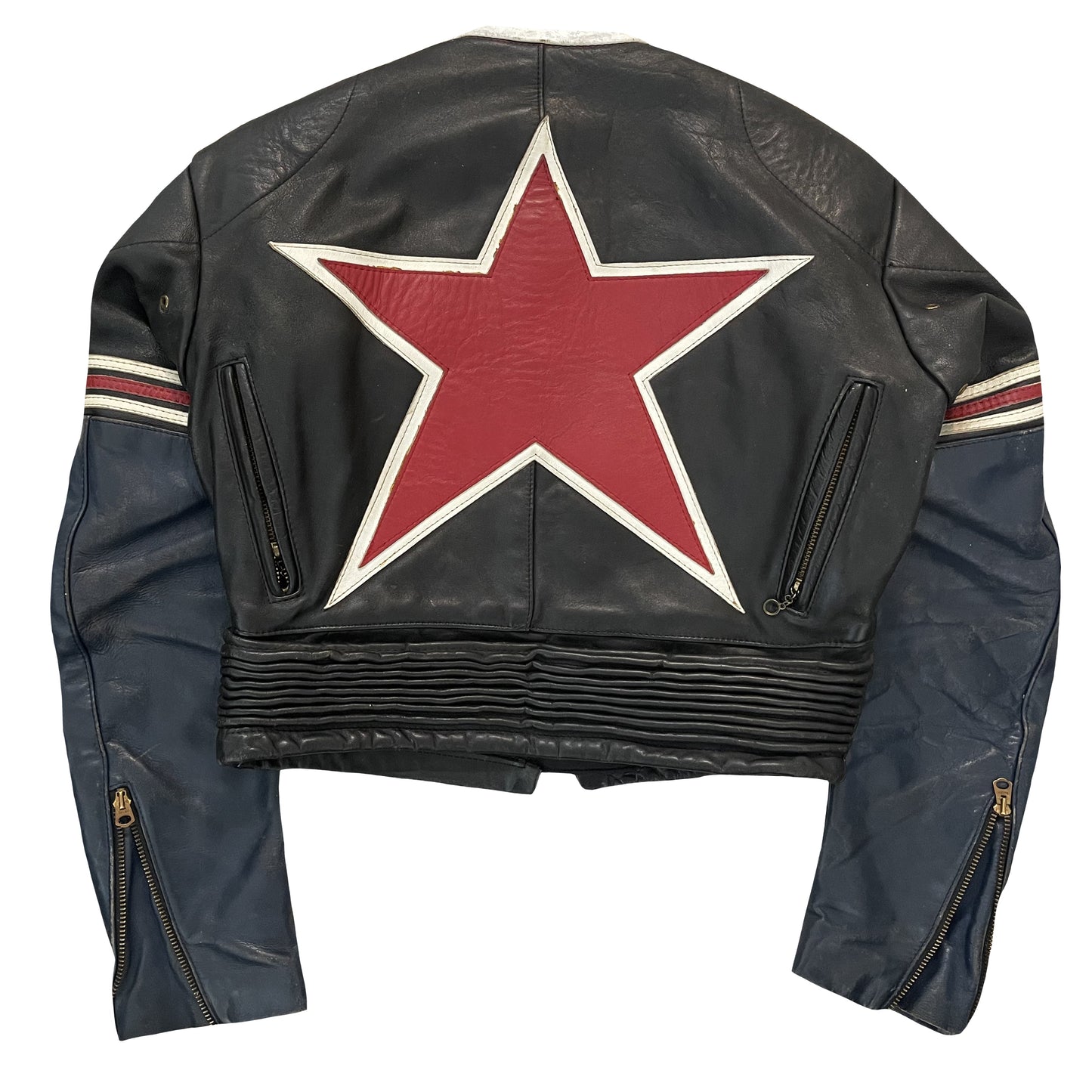 Vanson Leathers One Star Motorcycle Racer Jacket - S