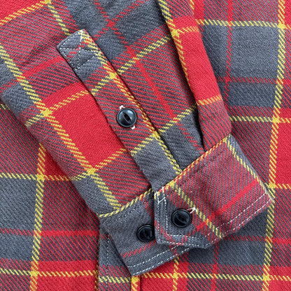 Vanson Leathers Plaid Check Shirt Jacket