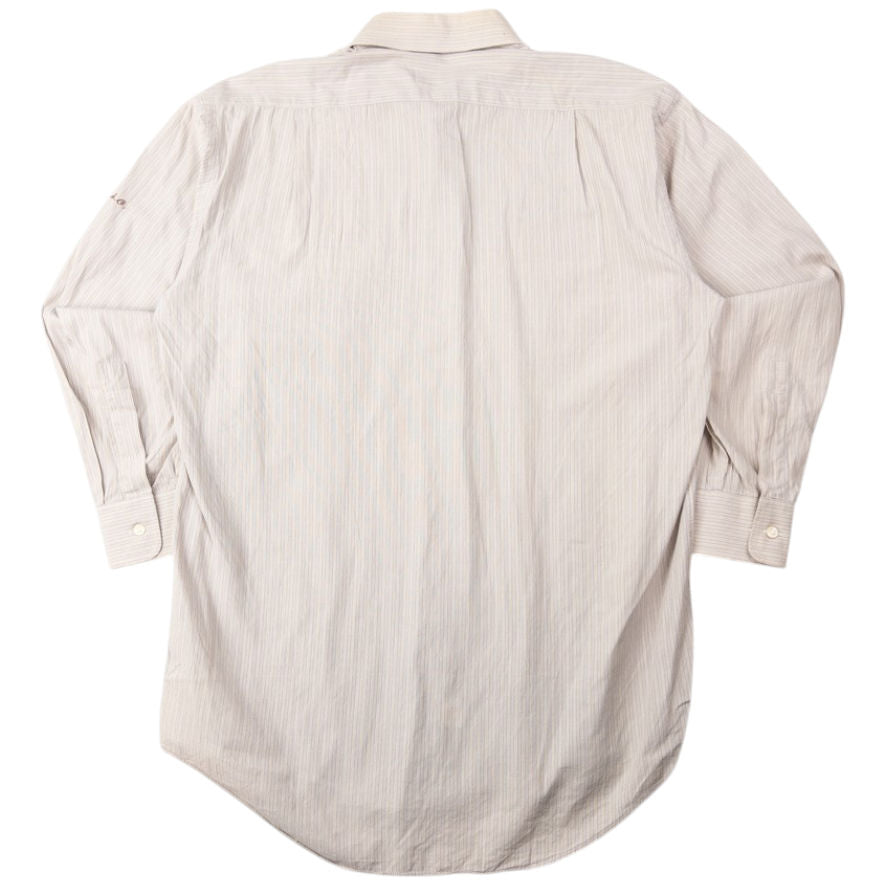 Vintage Issey Miyake Striped Long Sleeve Button Up Shirt Size M