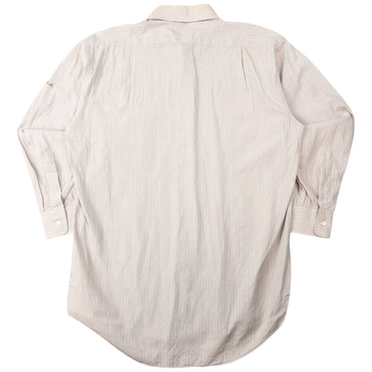 Vintage Issey Miyake Striped Long Sleeve Button Up Shirt Size M