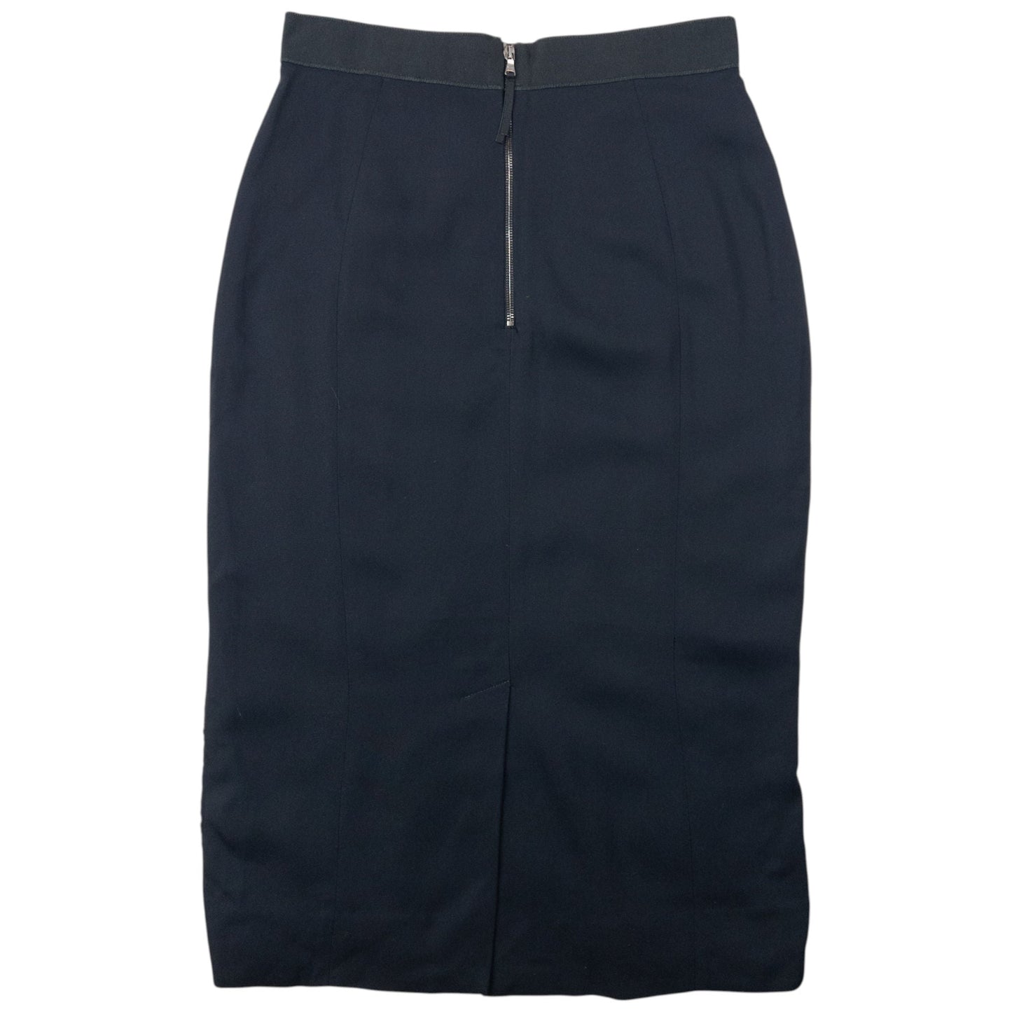Vintage 2000s Dolce & Gabbana Ruched Skirt Womens Size W26 | W26, Black