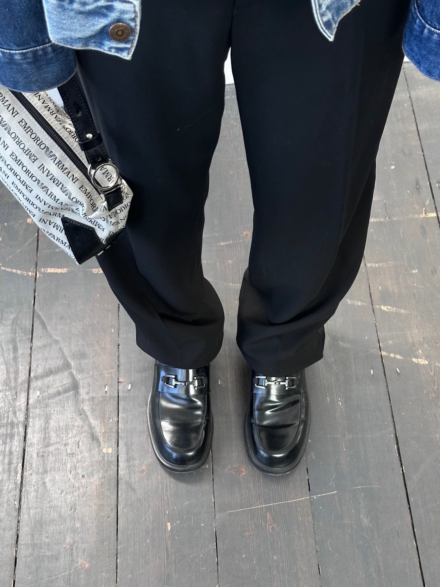 Pierre Cardin Leather Horsebit Loafers - UK 9