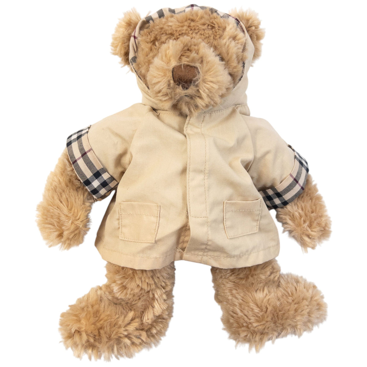 Vintage 2007 Burberry Jacket Teddy Bear | O/S, Beige